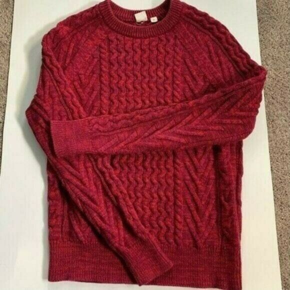 GAP Crew Neck Knit Dark Red Sweater | Women’s Size XS - Picture 1 of 4